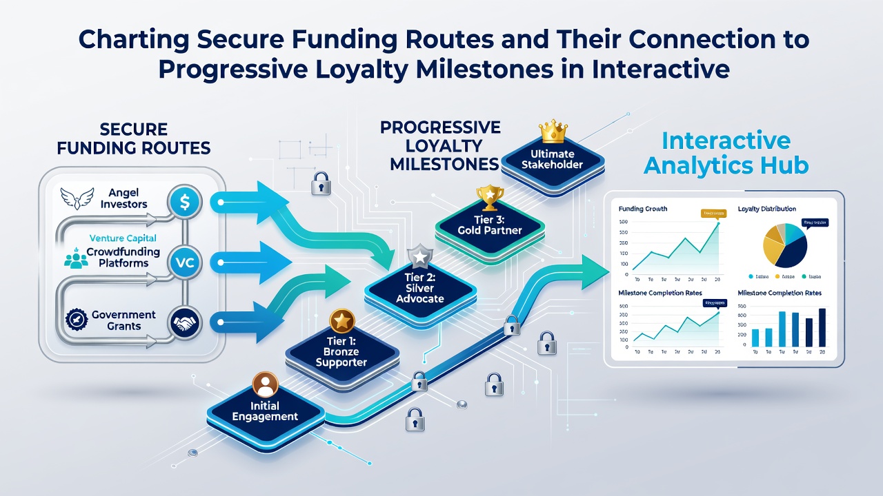 Diagram showing connections between encrypted deposits and tiered loyalty rewards in interactive gaming systems