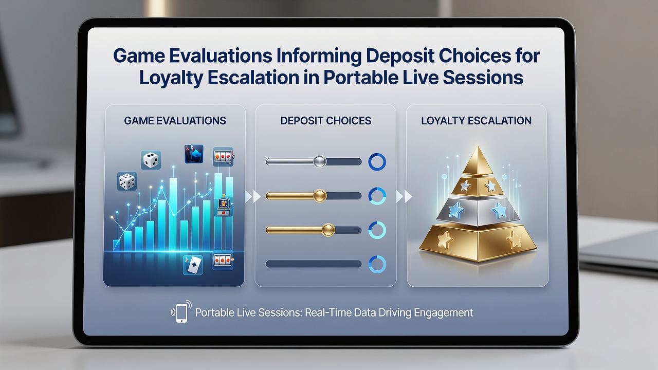 Mobile live dealer interface showing real-time game evaluations and deposit options for loyalty progression