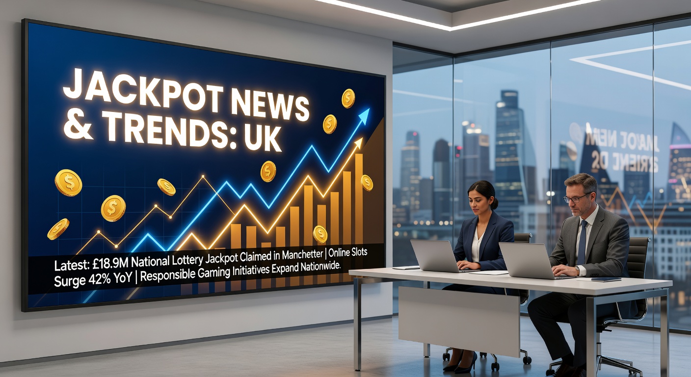 Celebratory image of Lotto tickets and jackpot coins spilling over, capturing the excitement of a massive UK lottery win