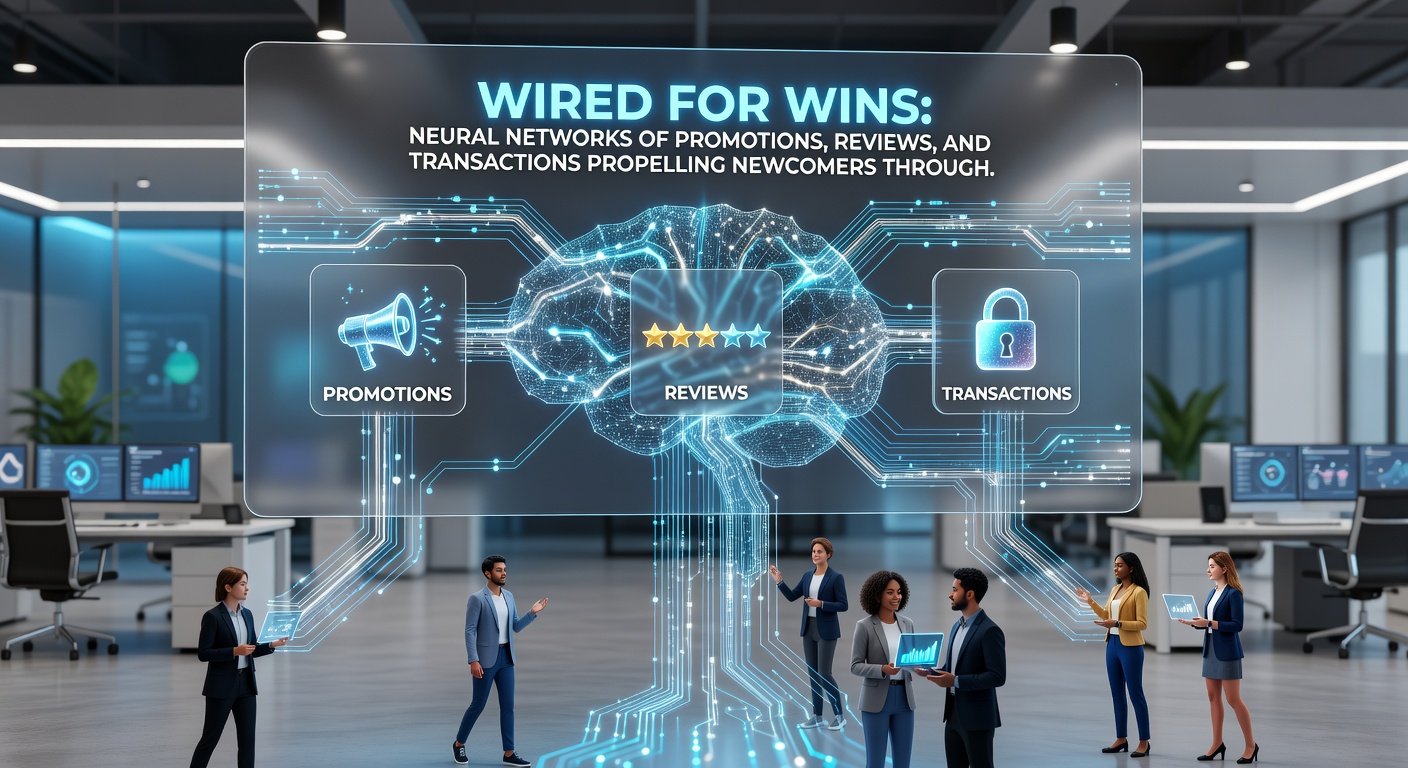 Visual representation of transaction flows connecting promotions to jackpots and VIP tiers on a mobile casino interface